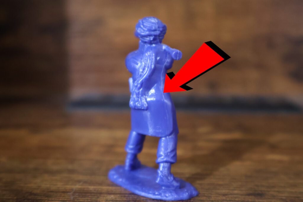 blue army men molding line