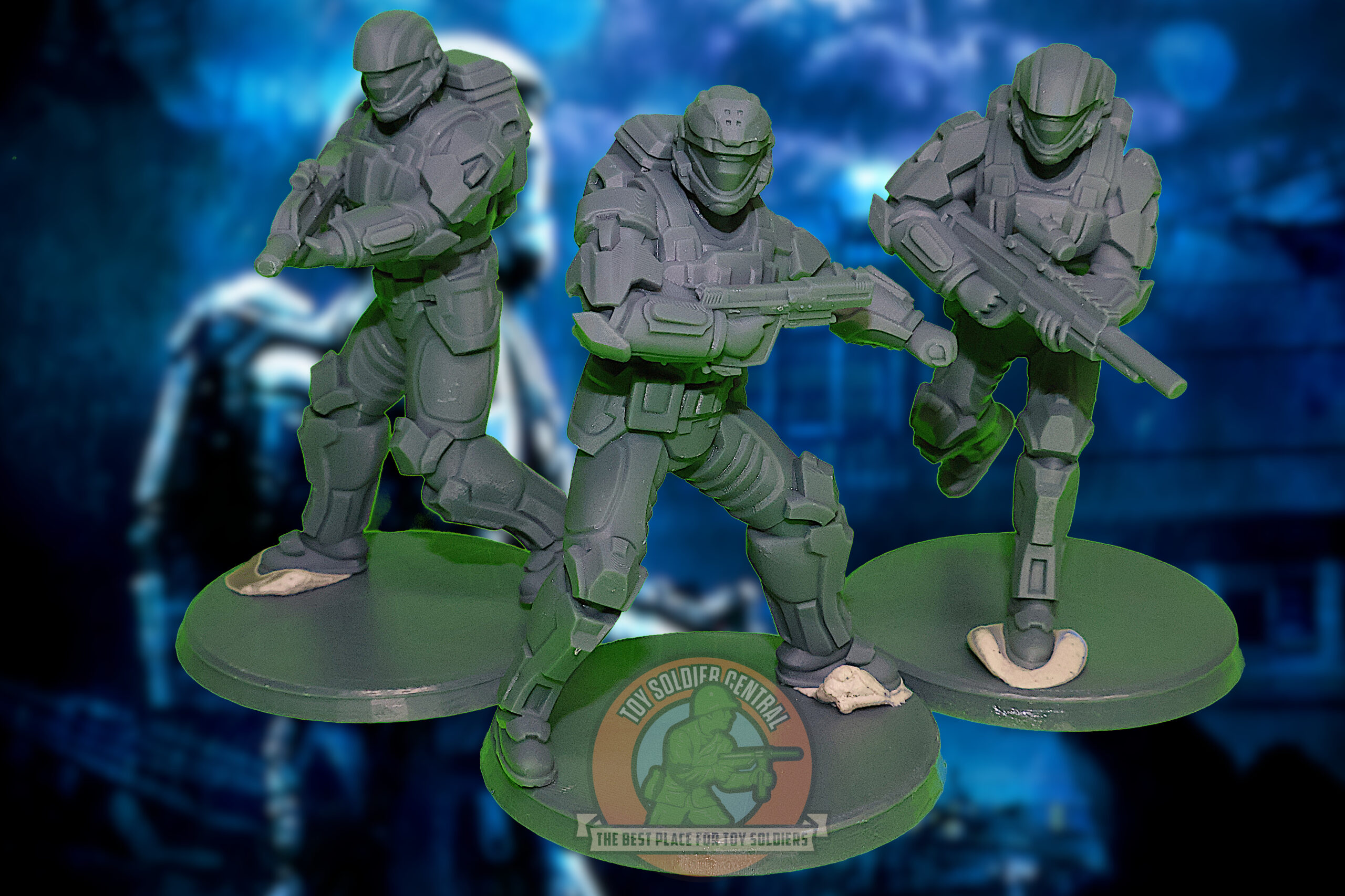 54mm halo ODST toy soldiers