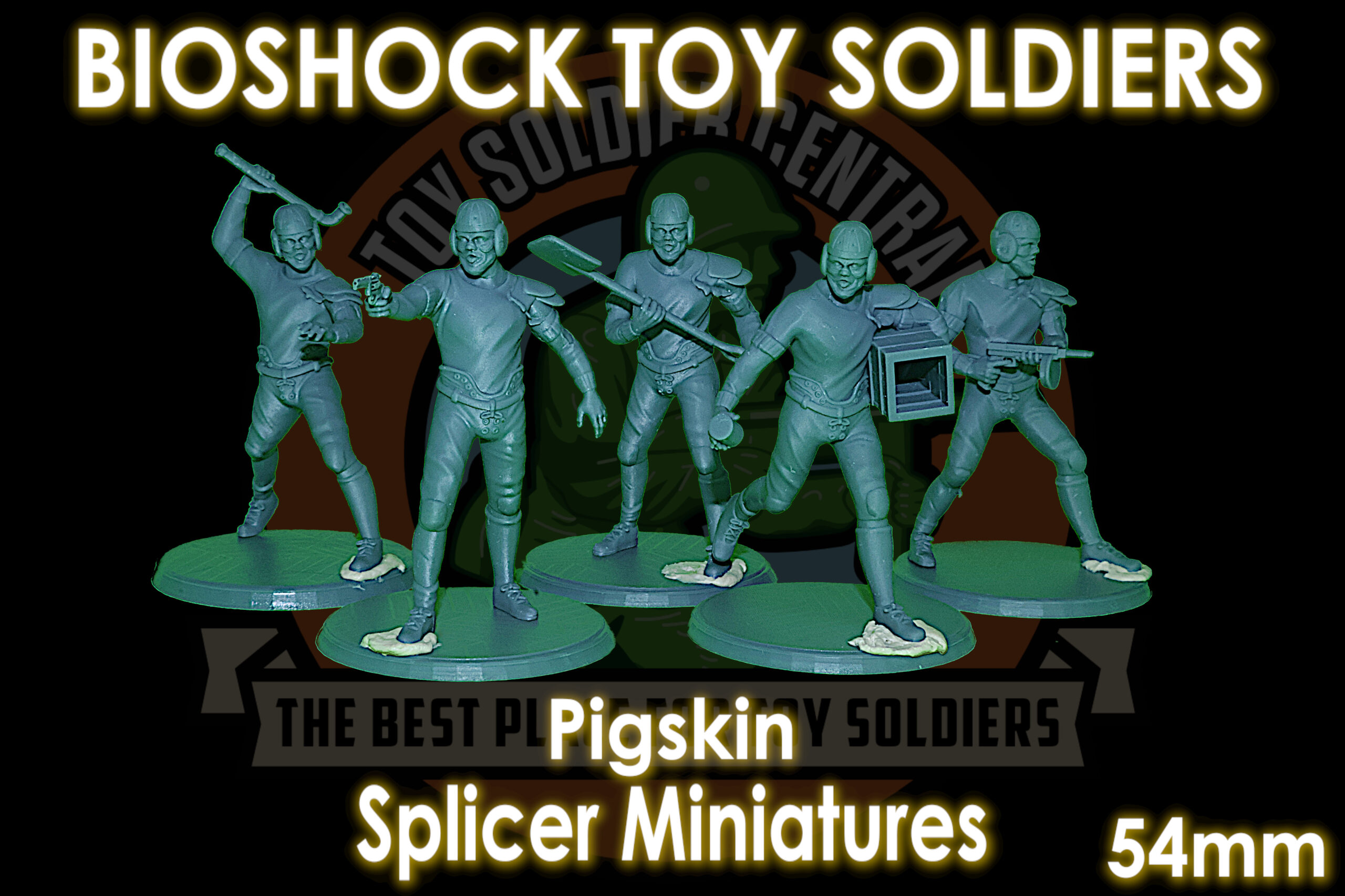 bioshock pigskin toy soldiers 54mm