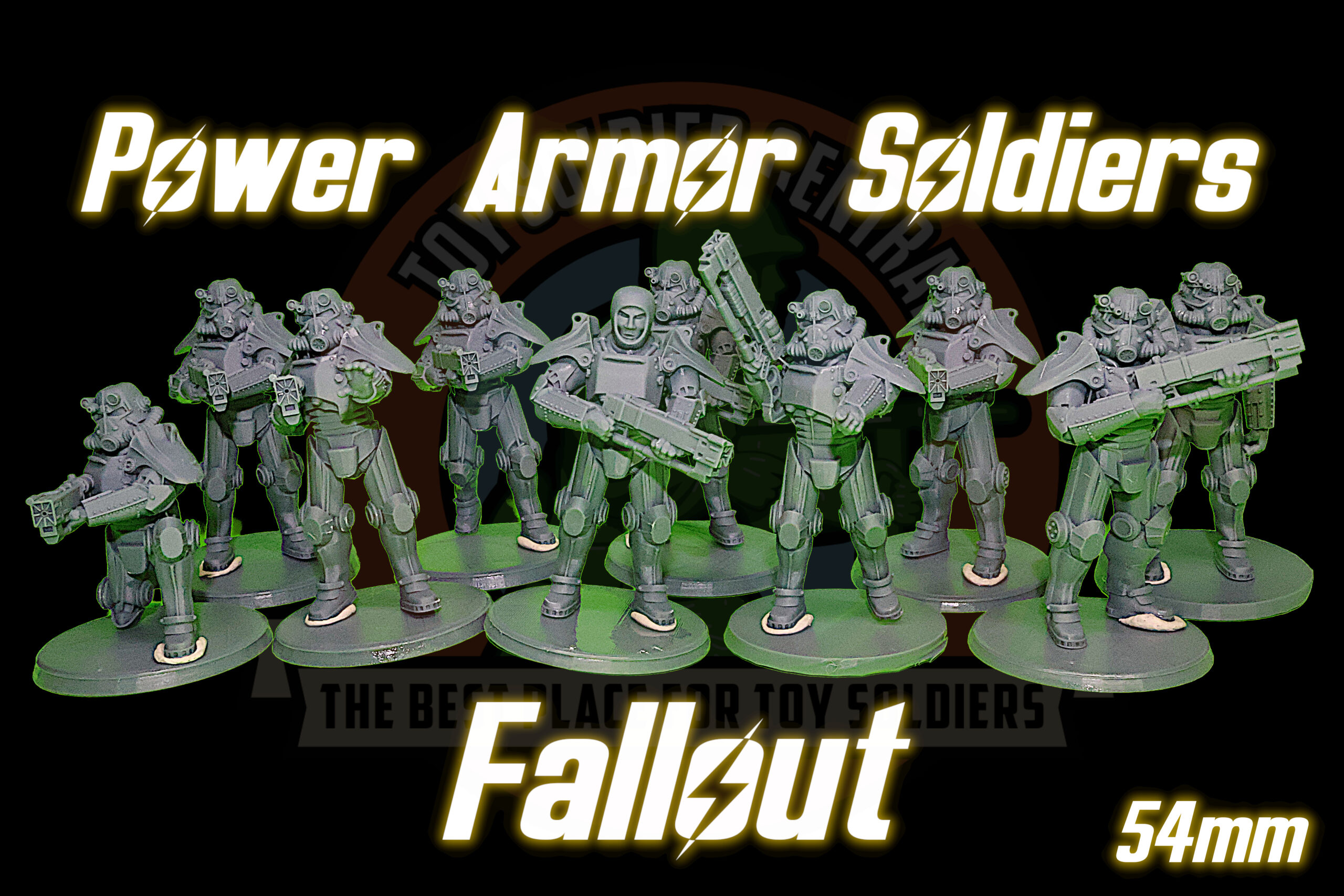 fallout power armor minis 54mm