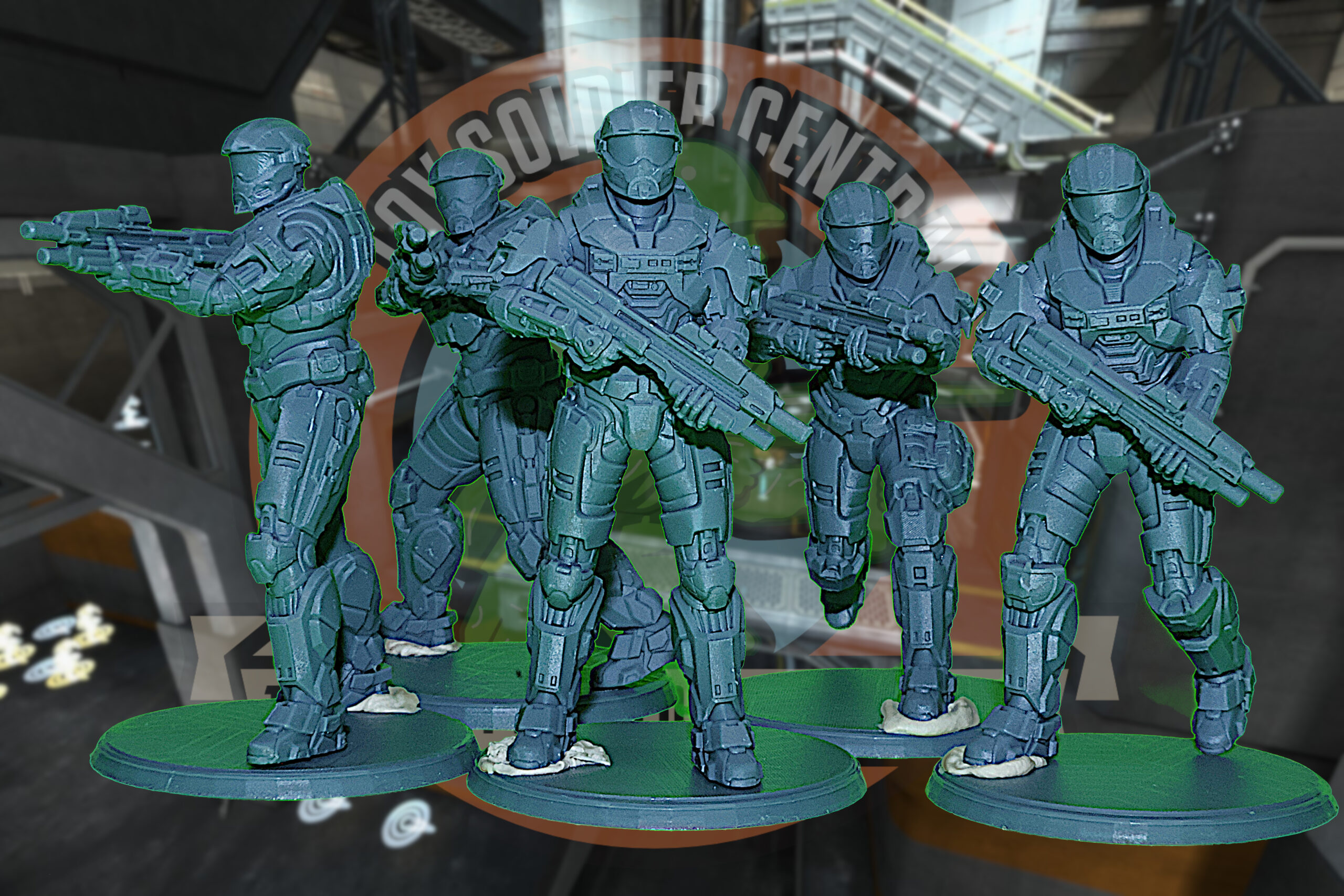 halo HAZOP spartan toy soldiers