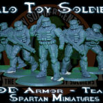 Halo Reach | UNSC | EOD Spartan Toy Soldier Squad | Series One | 54mm Scale