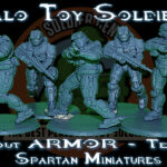 Halo Reach | UNSC | Scout Spartan Toy Soldier Squad | Series One | 54mm Scale