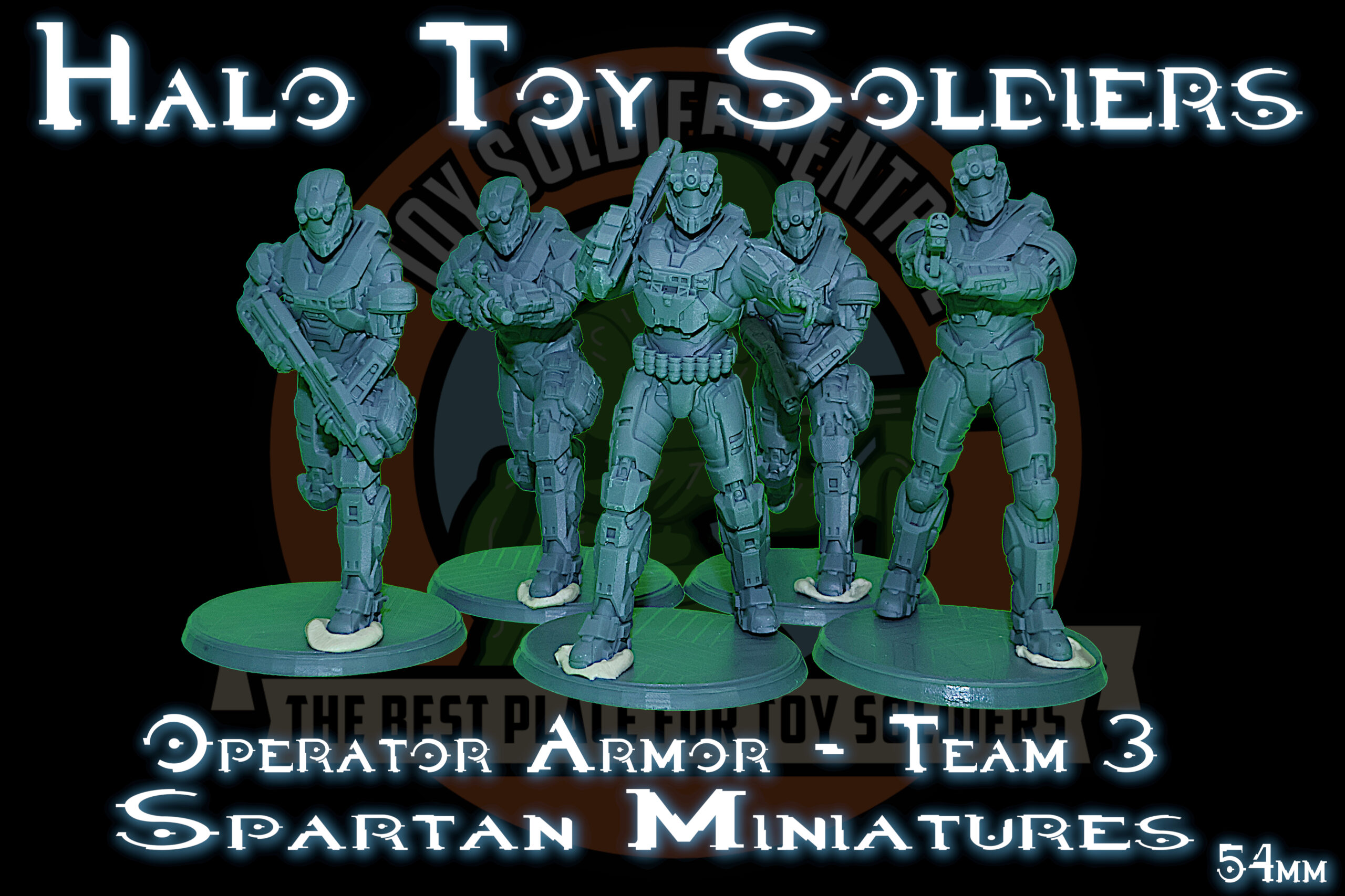 halo spartan operator series 3 toy soldiers 54mm