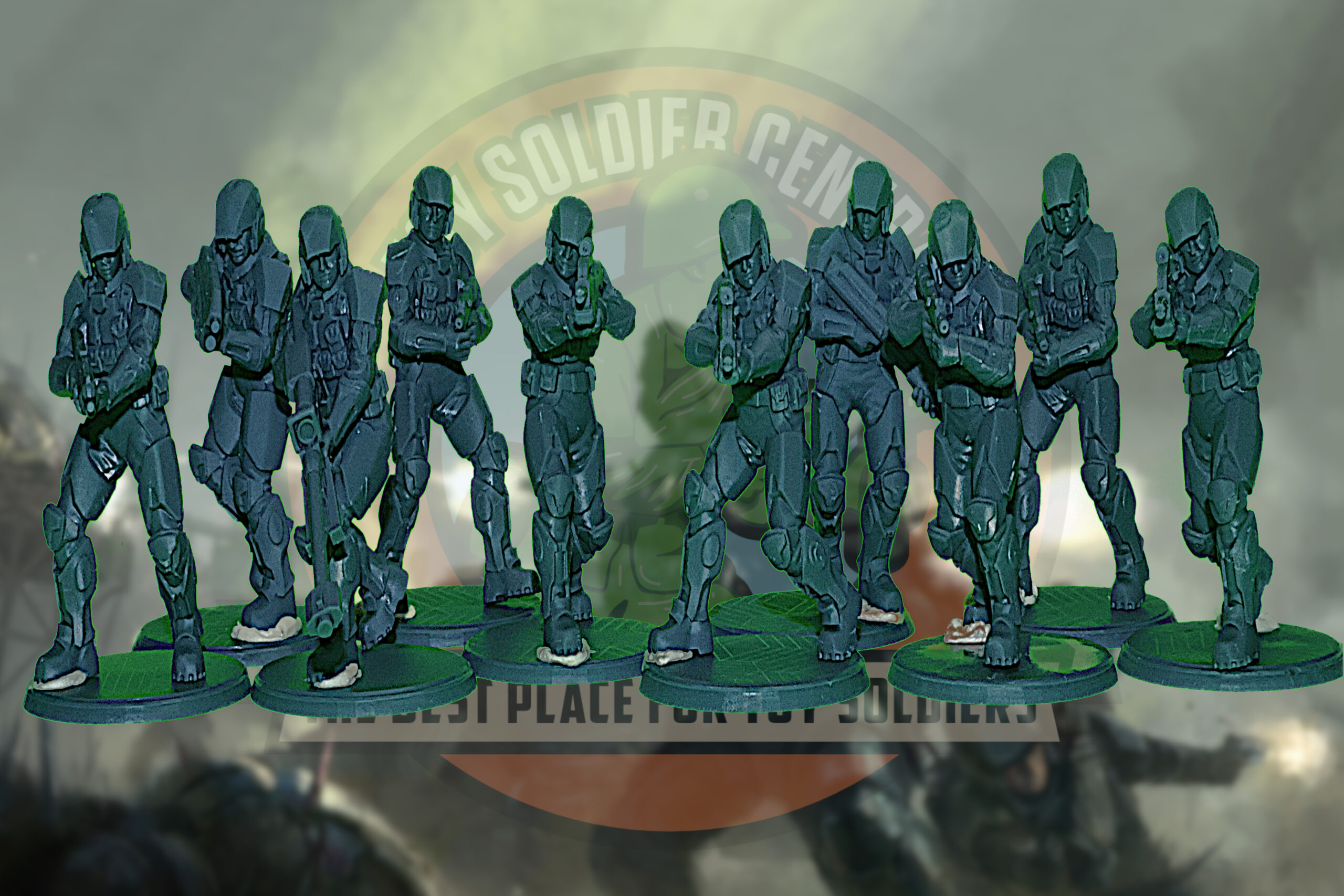 halo unsc marines team 3 squad