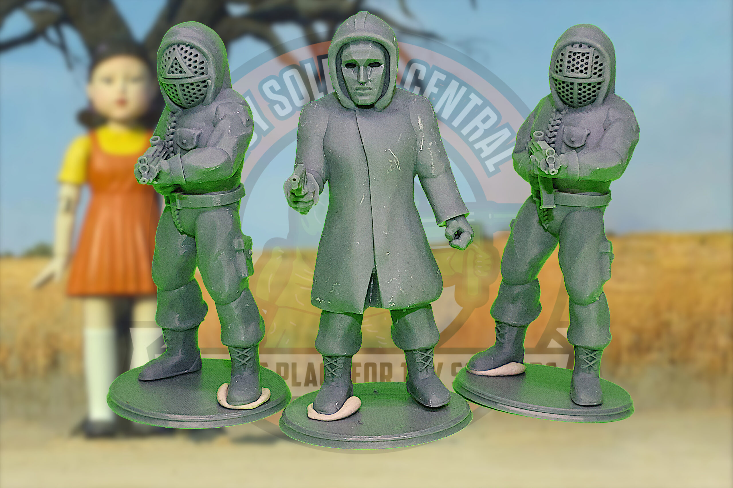 squid game toy soldiers