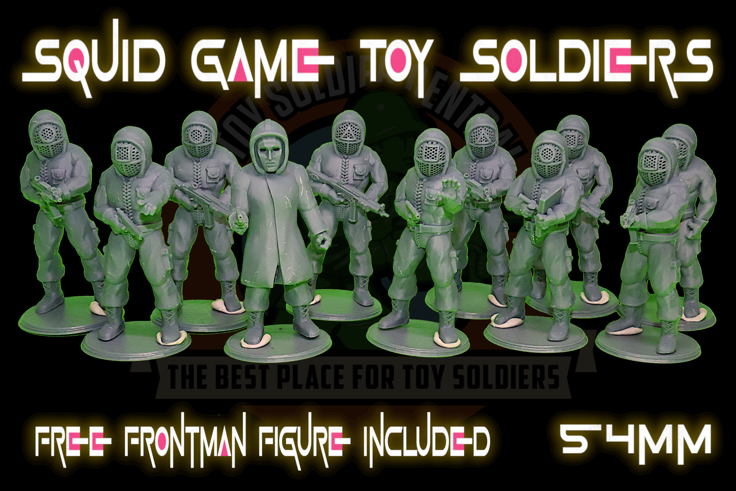 squid games toy soldiers