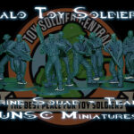 Halo | UNSC | Marine Toy Soldier Squad | Series Two | 54mm Scale