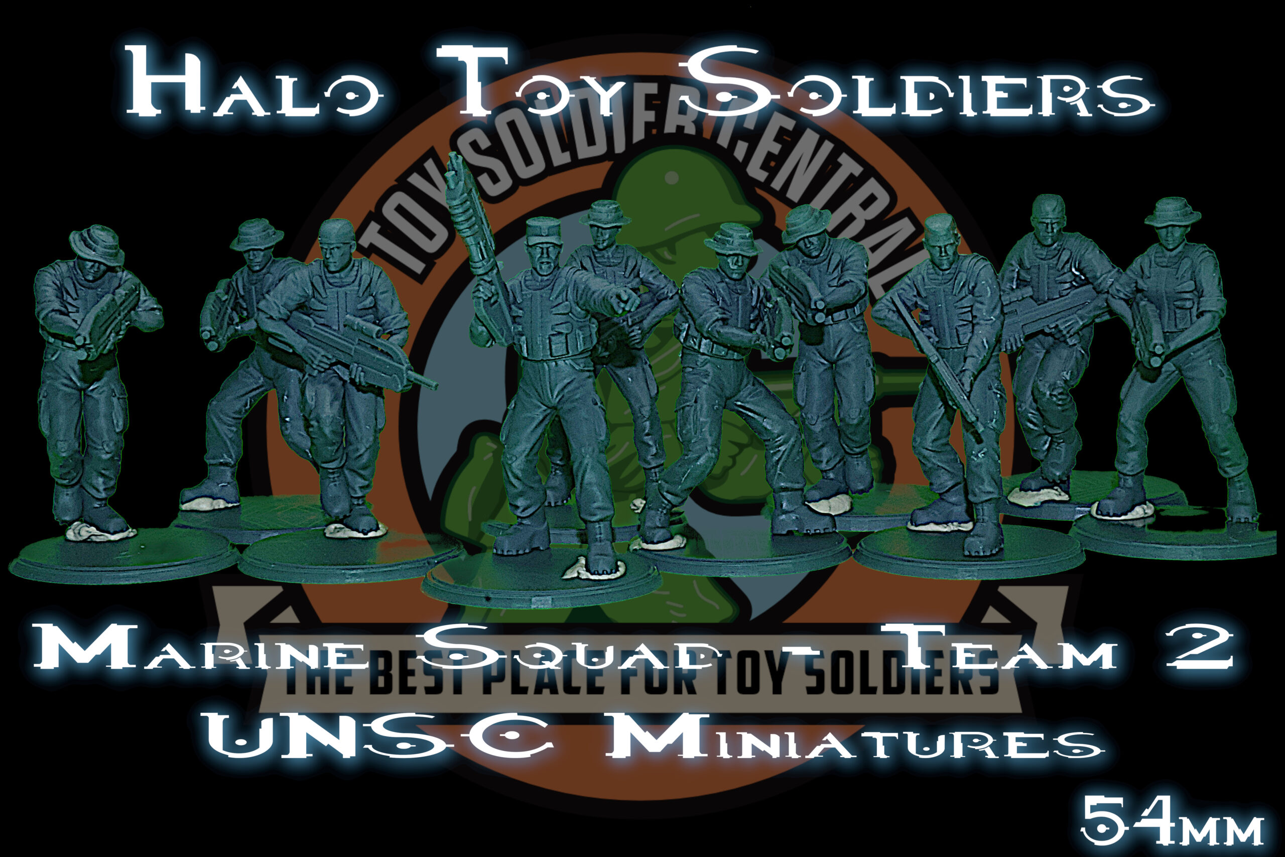 toy soldier central marine halo squad 2